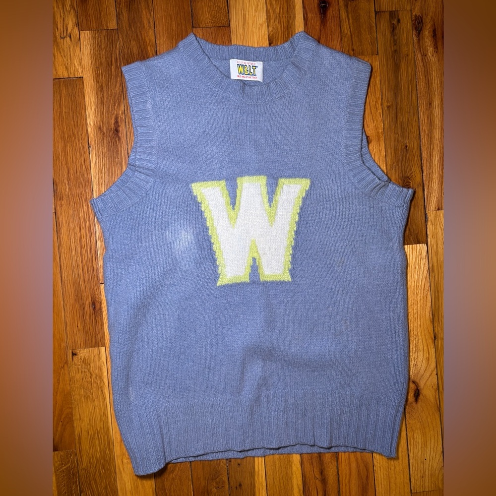 VTG Walter Van Beirendonck x W&LT Iconic W Knitted Sweater Vest